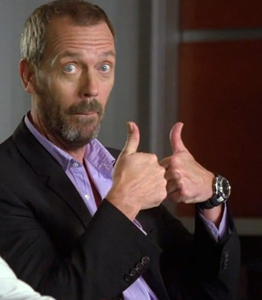Dr. House is quite familiar with pills.