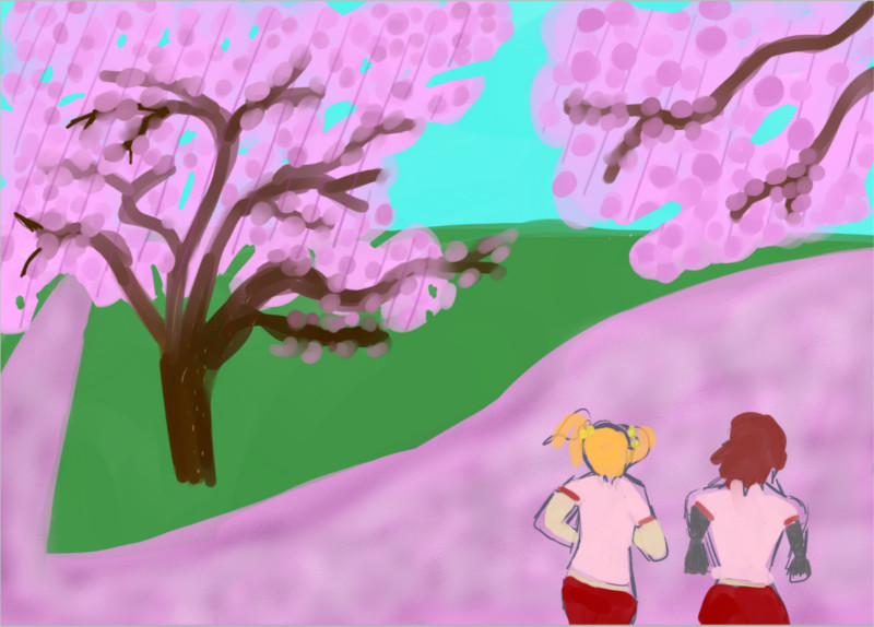 Cherry blossom apocalypse.
